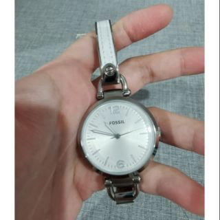 Fossil White Georgia ใหม่ แท้ 100%