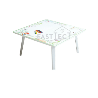 FASTTECT โต๊ะญี่ปุ่น เด็ก รุ่นเขียนได้-ลบได้ ขนาด 60x60ซม.-โต๊ะเขียนหนังสือ โต๊ะทำงาน โต๊ะพับ โต๊ะคอม โต๊ะ โต๊ะทำการบ้าน