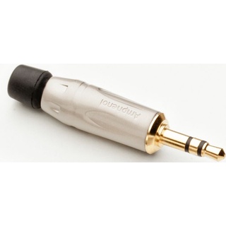 Amphenol KS3P-AU Mini Phone Plugs 3.5mm. K-Series Stereo Satin Finish Gold Plate Contact