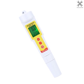 [toolhelper] เครื่องวัดอุณหภูมิ ORP/TEMP แบบปากกา พร้อมหน้าจอแบ็คไลท์ ลดออกซิเดชั่น แบบพกพา