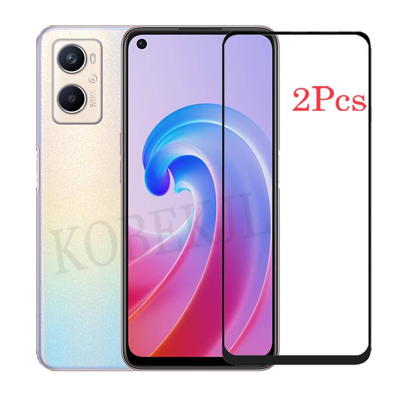OPPO A96 คุณภาพสูงกระจกนิรภัยคลุมทั้งหมดฟิล์ม OPPO A96 A95 A94 A93 A92 96 OPPOA96 CPH2333 ป้องกันหน้