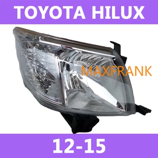 หลอดไฟหน้ารถยนต์ สําหรับ TOYOTA HILUX VIGO 12-14HEADLAMP HEADLIGHT LENS HEAD LAMP FRONT LIGHT