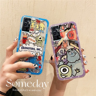 เคส New Phone Case Vivo V23E Y15S Y15A X70 Pro 5G Creativity Cartoon Monster Casing TPU Silicone Protective Shell Back Cover VIVO Y15s V23e เคสโทรศัพท์