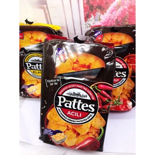 ✾Hot Sait&amp;Vinegar100g Vinegar and Salt Potato Chips มันฝรั่งทอดรสเผ็ด ขนมขบเคี้ยว Puffed Turkey