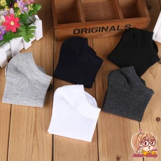 ถุงเท้าข้อสั้น ถุงเท้าสีพื้น เนื้อผ้าเกรดดี ใส่ได้ทั้งหญิงและชาย S02