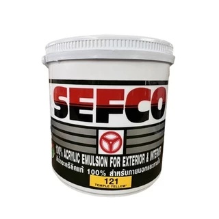 SEFCO แม่สีน้ำ เซฟโก้ สีน้ำภายนอก ภายใน ทาภายนอกและภายใน ขนาด 1 แกลลอน 3.5 ลิตร