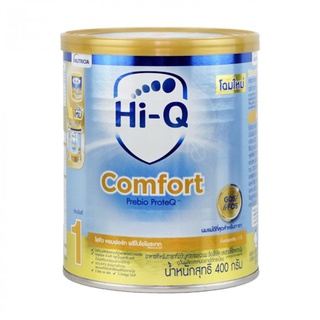 Hi-Q Comfort Prebio ProteQ ช่วงวัยที่ 1 400 กรัม ไฮคิว คอมฟอร์ท (สูตรย่อยง่าย)