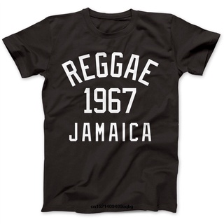 [S-5XL] Reggae 1967 Jamaica เสื้อยืดคอกลม แขนสั้น ผ้าฝ้าย 100% พิมพ์ลาย Dub Ska Rocksteady Marley Marley สไตล์ฮาราจูกุ ส