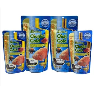 Hikari Sinking Cichlid Gold อาหารปลาฮิคาริ ซิงกิ้ง ซิคลิด โกลด์ อาหารปลาหมอสี สูตรเร่งสี เม็ดจม