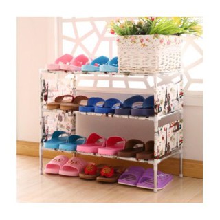 simple shoe rack ชั้นวางรองเท้า 3 ชั้น