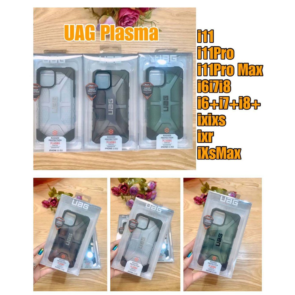 เคสUAG กันกระแทก สำหรับiphoneรุ่นi11/i11Pro/i11Pro Max/i6,i7,i8,i6Plus,i7Plus,i8Plus,ixixs,ixr,ixsMax