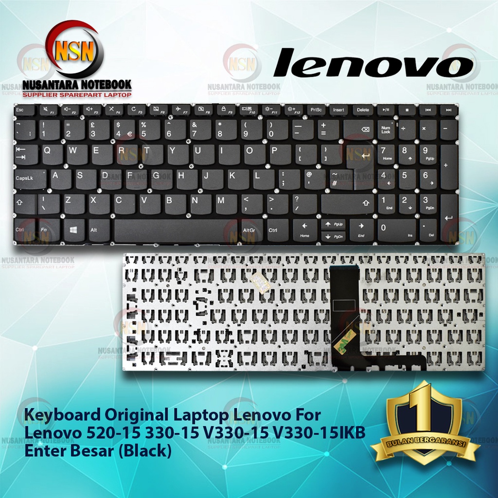 ของแท้ Lenovo 520-15 330-15 V330-15 V330-15IKB ใส่คีย์บอร์ดขนาดใหญ่