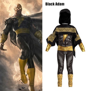 ชุดจั๊มสูท คอสเพลย์ อนิเมะ Black Adam ฮาโลวีน สําหรับเด็ก และผู้ใหญ่