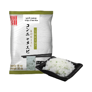 MOKU บุกข้าวมรกต 160กรัม (FK0131-1) บุกข้าว ข้าวคีโต บุกเพื่อสุขภาพ คีโต ลดน้ำหนัก ไม่มีแป้ง keto Konjac Green Rice