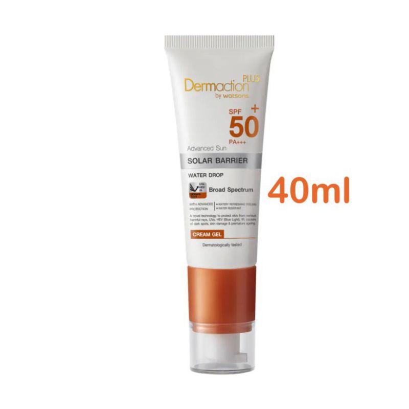 Dermaction Advanced Sun Solar Barrier Water Drop Cream Gel SPF50+ PA+++ 40ML