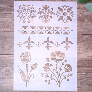 ลายฉลุขนาด a 4 ตกแต่งสมุด diy