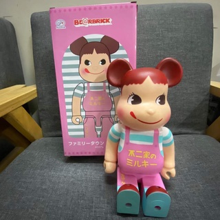 ฟิกเกอร์ Bearbrick African Style Peko Milky Girl 400% ขนาด 28 ซม. ของเล่นสําหรับเด็ก