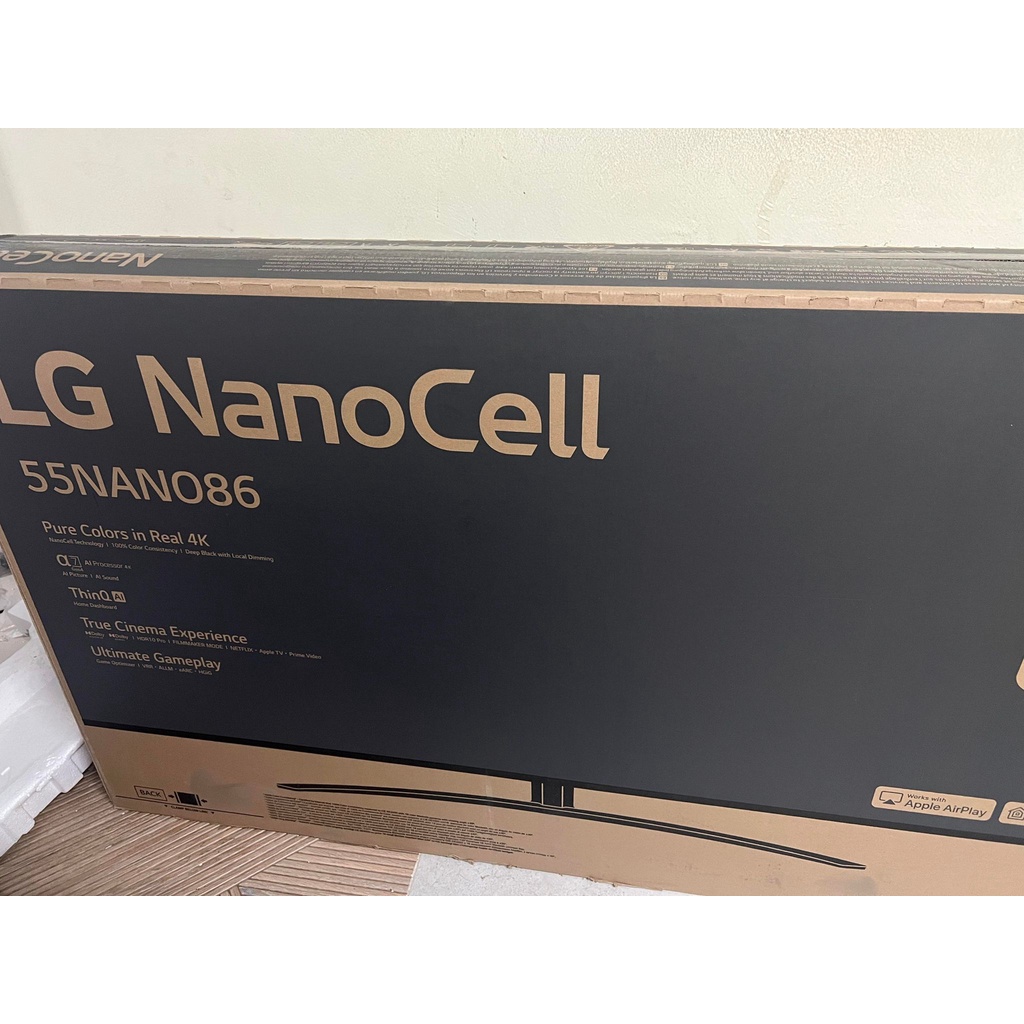 LG NanoCell 4K Smart TV 55NANO86 Dolby Vision &amp; Atmos l LG ThinQ  Clearance ตําหนิ ดอท