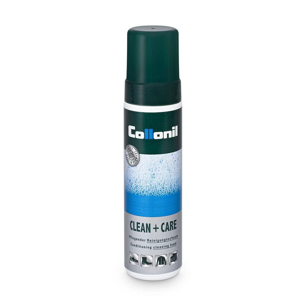 Collonil Clean & Care 200ml โคโลนิลโฟมน้ำยาทำความสะอาดหนังกลับ,หนังเรียบ,ผ้า สำหรับรองเท้าและกระเป๋า