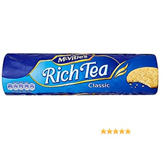 ถูกที่สุด✅  Mcvities Classic Rich Tea Biscuits 300g.ขนมปังกรอบ คุณภาพระดับพรีเมี่ยม