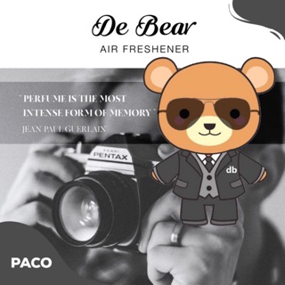 De bear : Paco (Paco Pure XS) แผ่นน้ำหอมปรับอากาศเดอแบร์ กลิ่นปาโก้เพียว