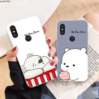 เคสโทรศัพท์ซิลิโคนแบบนิ่มรูปทรงหมีสําหรับ motorola one power zoom pro action vision bear - 5