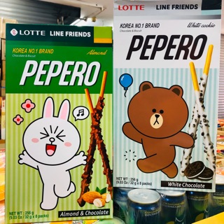 PEPERO Almond &amp; White Cookie กล่องใหญ่