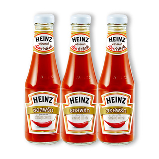 ✨  สุดว๊าว  ✨ ไฮนซ์ ซอสพริก 300 กรัม x 3 ขวด Heinz Chilli Sauce 300 g x 3 bottles