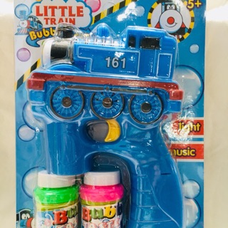 ปืนเป่าฟองสบู่ รูปรถไฟโทมัส Train Bubble Gun มีไฟ มีเสียง