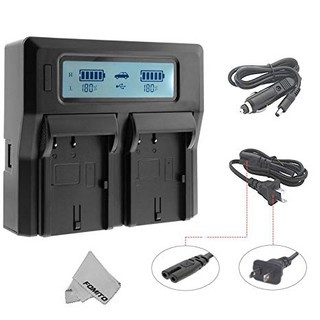 แท่นชาร์จแบตกล้อง LCD DAUL BATTERY CHARGER รหัส NB-10L for Canon NB-10L NB10L NB 10L G1X G15 G16 SX40HS SX50HS SX60HS...