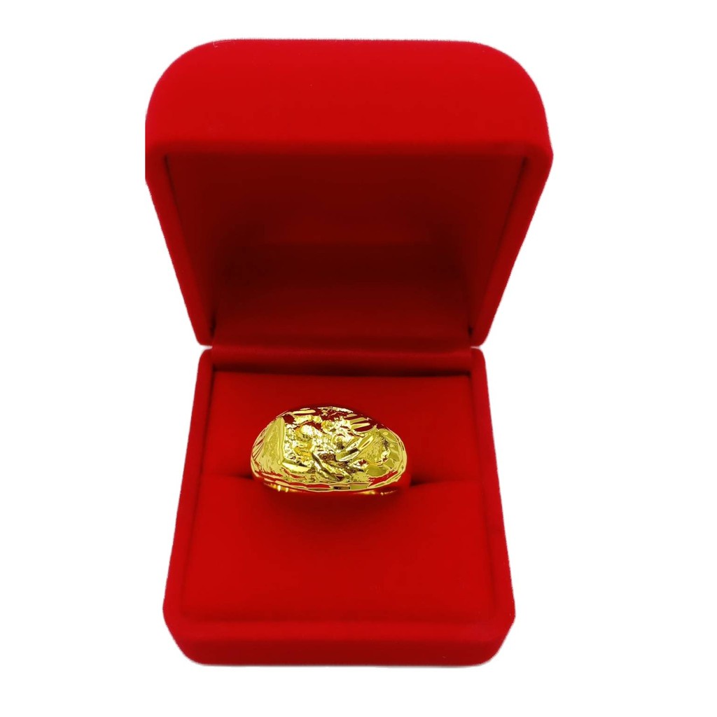 ☋☋◎JK แหวนทองตัดลายมังกร  ชุบทอง หนัก1 สลึง งานฝีมือจากช่างเยาวราช ไม่ลอกไม่ดำ ไม่คันสวมใส่ได้ทุกโอกาศ สินค้าหลักสิบ สวย