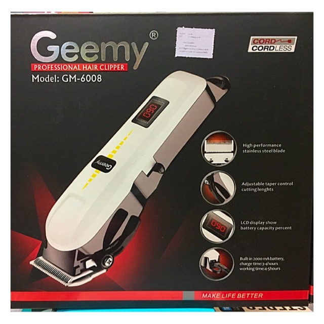 Geemy ปัตตาเลี่ยนไร้สาย รุ่น GM6008