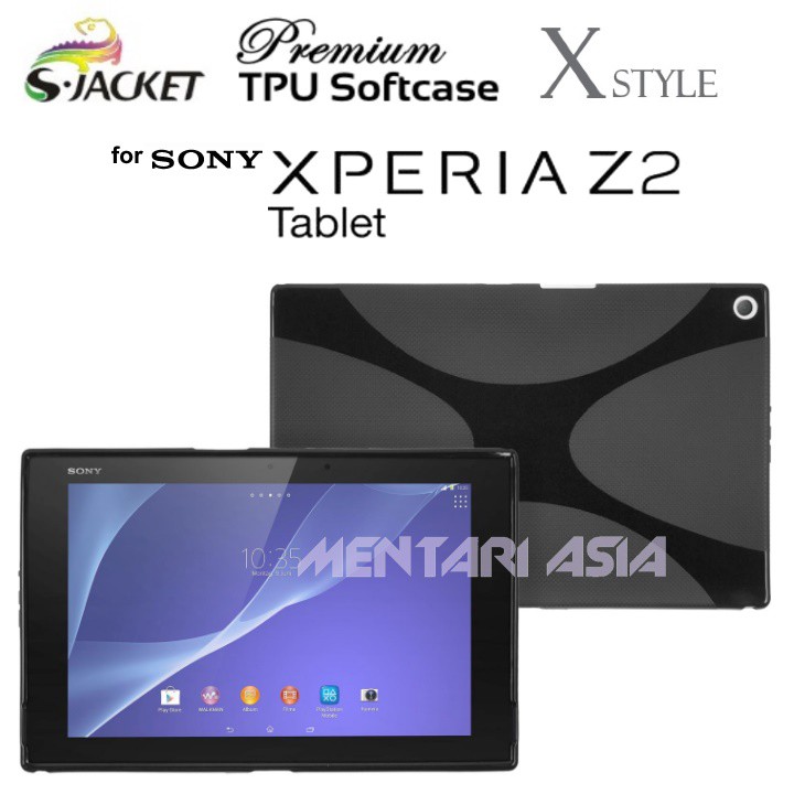 Softcase สําหรับ Xperia Z2-Tablet 10.1" : S-JACKET TPU X-Style