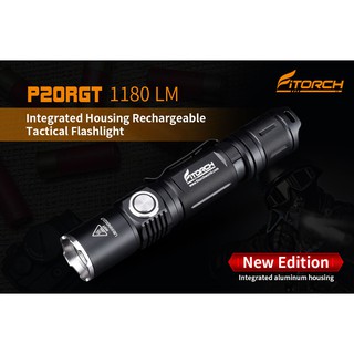 Fitorch P20RGT 1180lm ไฟฉาย Tactical ขนาดเล็กที่ใช้แบต 18650 ก้อนเดียว เพรียว กระทัดรัด คล่องตัว