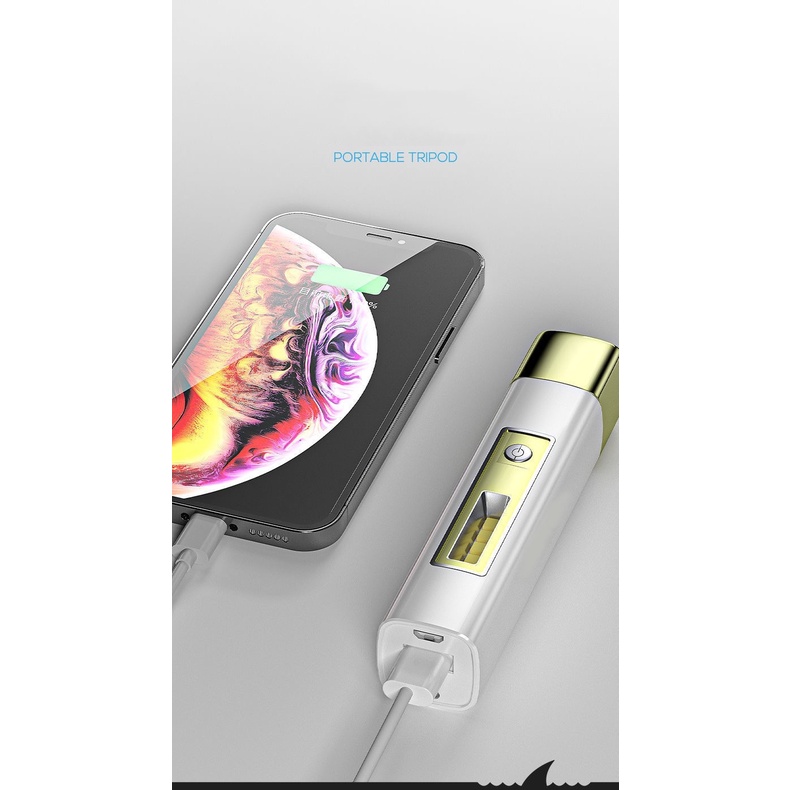 ไฟฉายแรงสูง ไฟฉาย2in1 ไฟฉายอเนกประสงค์ ไฟฉายสว่างแรงสูง ไฟฉายUSB ไฟฉายพกพา