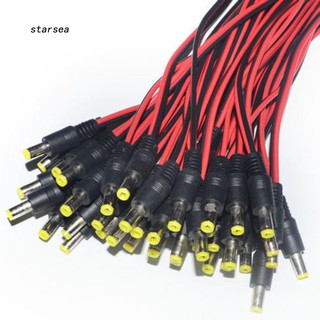 Stse_ ปลั๊กแจ็คซ็อกเก็ตพาวเวอร์ซัพพลาย DC 12V ตัวผู้ ตัวเมีย 10 ชิ้น