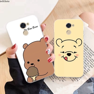 เคสโทรศัพท์มือถือลายการ์ตูนหมีสําหรับ Huawei Nova 2 I 3 I 2 4 Y 3 Y 5 Y 6 Y 7 Y 9 Gr 3 Gr 5 Prime Lite 2017 2018 2019