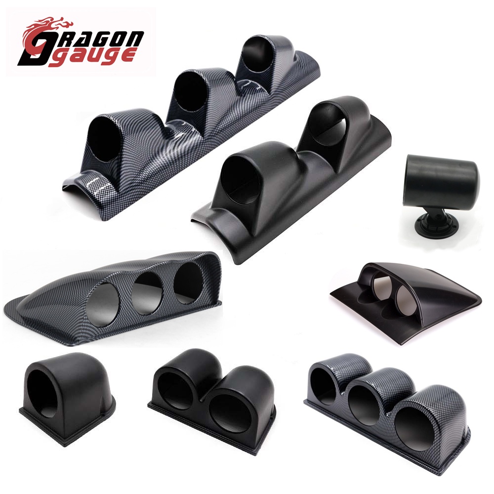 52 มม.Universal Car Gauge Cup Car Mount Holder Gauge Pod พลาสติกเดี่ยวคู่ Triple พลาสติกผู้ถือเกจ Auto Car Meter Pod Dash
