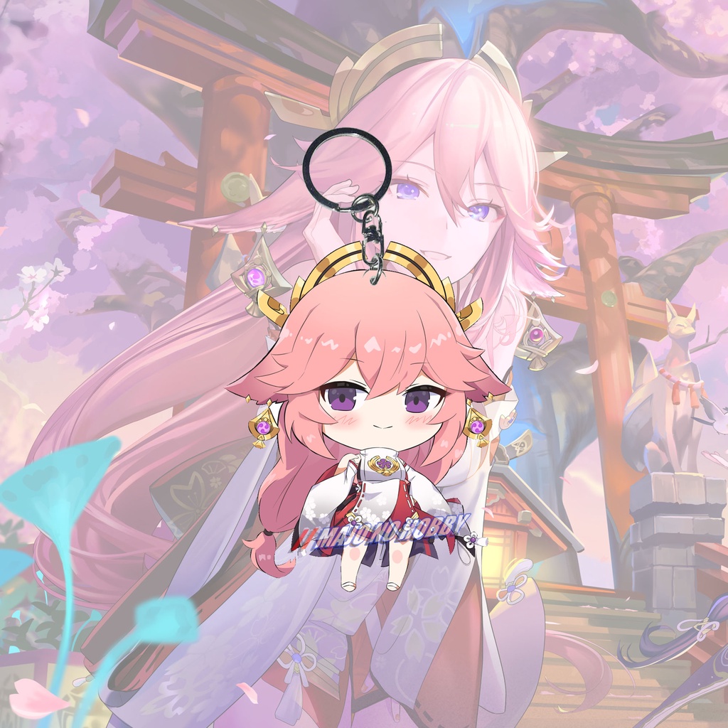 พวงกุญแจ GANTUNGAN Genshin Impact Yae Miko 03 - พวงกุญแจ - อะนิเมะ - เกม