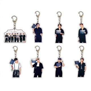 พวงกุญแจ จี้รูปศิลปินเกาหลี BTS น่ารัก ขนาดเล็ก สําหรับห้อยกระเป๋า