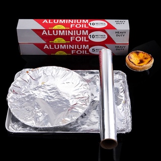 กระดาษฟอยล์ Aluminium Foil ฟอยล์อลูมิเนียมสำหรับห่ออาหาร  ขนาด 10m.x300mm.