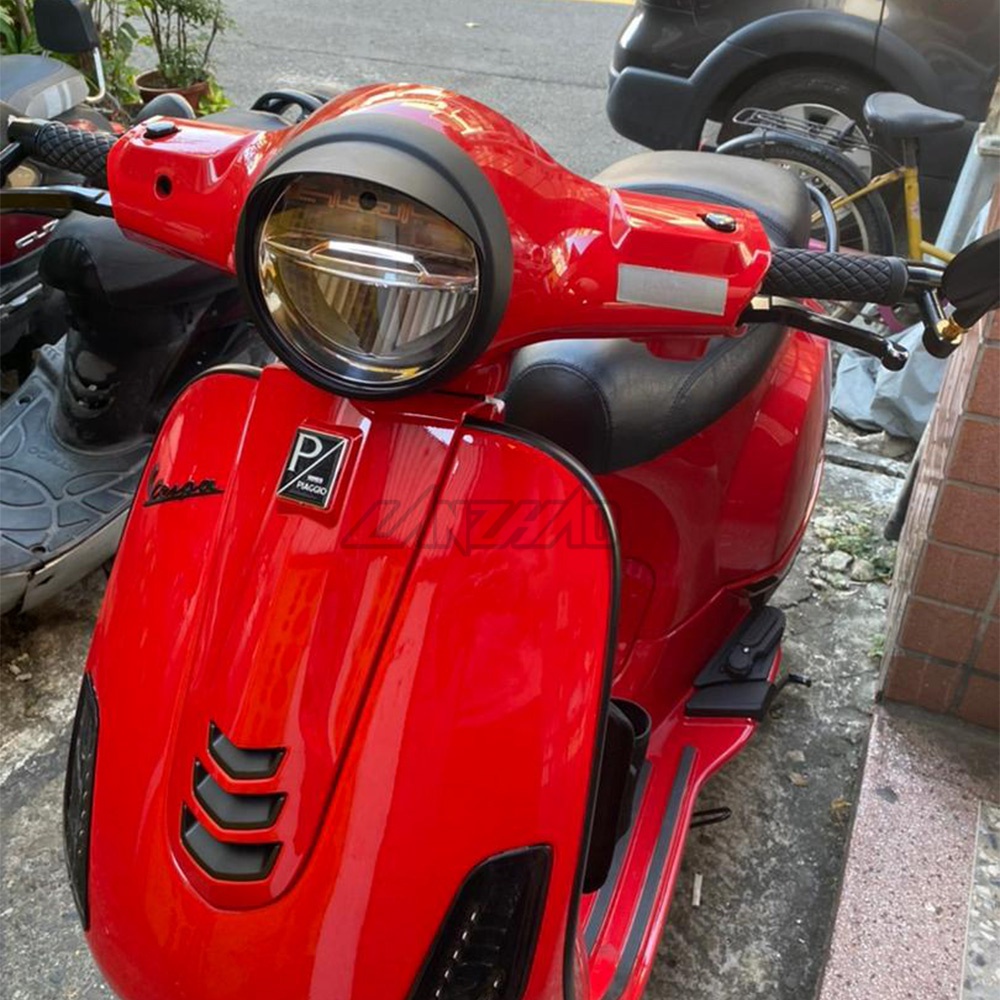 ไฟหน้าสกู๊ตเตอร์ VESPA LX 125 LX125 เนื้อแมตต์ สีดํา สีเงิน