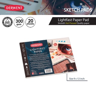 Derwent lightfast paperpad 300 gsm 9"x12"