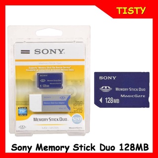 แท้ 100%  Sony 128MB Memory Stick Duo with Adapter