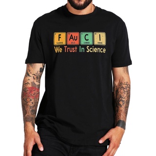 เสื้อยืดผ้าฝ้ายพิมพ์ลาย เสื้อยืดลําลอง แขนสั้น คอกลม พิมพ์ลาย We Trust In Science Geek Nerds สไตล์วินเทจ แฟชั่นเรโทร สํา