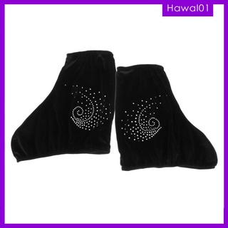 1 Pair Universal Soft Velvet Figure Ice Skating Boot Covers Protector Overshoes For Women Men