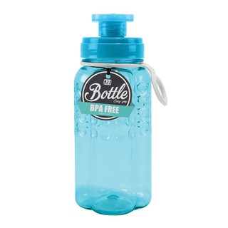 ขวดน้ำ PET 0.6 ลิตร JCJ เหลี่ยม 3216 สีฟ้า  BOTTLE PET 0.6L JCJ 3216 BLUE