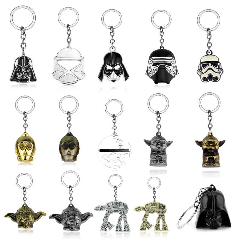 พวงกุญแจ Star Wars Millennium Falcon Darth Vader พวงกุญแจ Force Awakens พวงกุญแจ จี้กุญแจ