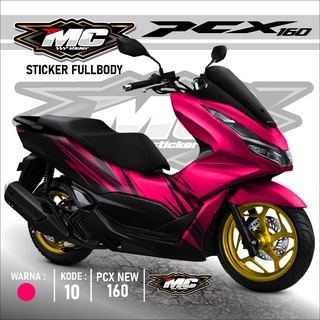 สติกเกอร์ตัด Mc - สติกเกอร์กราฟฟิค Pcx160 Full body 2022 - Dekal Pcx160 NEW 2021 2022 MCD Pcx160 10