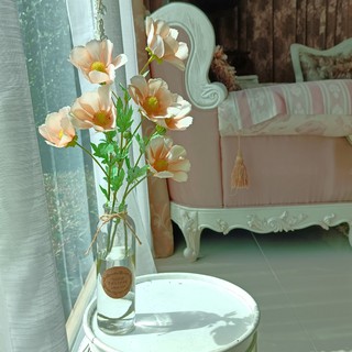 Sisterflower คอสมอสTYx3 ก้านยาว ดอกไม้ปลอม ช่อสวยใส่แจกันก็ปังแล้วแม่